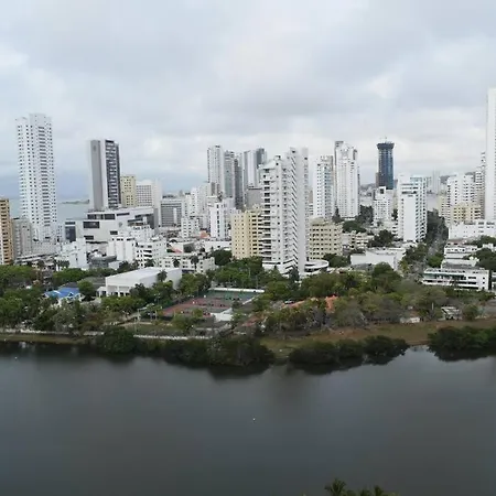 APT CON HERMOSA VISTA AL MAR EN EL LAGUITO Piso 19 Cartagena Exterior foto